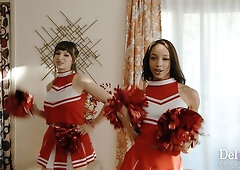 Gorgeous dick-riding session with hotties Lexi Luna and Alexis Tae