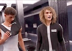 Sauna and Prison Training Scene