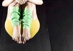 My stepsis loves it when I see her do yoga