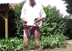 Transgender Travesti Sounding Dildo Lingerie Outdoor 89