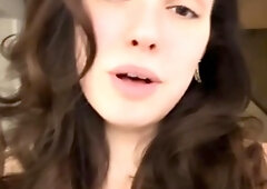Brunette Couch Webcam Solo Fun Masturbating
