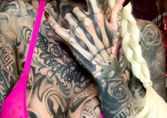 Big boobs milf masturbates with her dildo