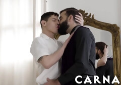 Bastian Karim Gets Face Fucked By Hung Clergyman Leandro