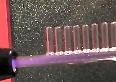 Elitist abnormal woman pet play electric