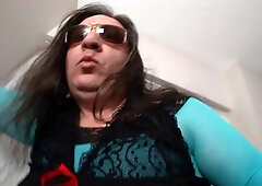 Sissy Mature TV Having fun Solo