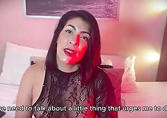 The marvelous Latin chick Naty Angelss begins masturbating in her room out of knowing how lustful this babe would get herself and ends up banging her 