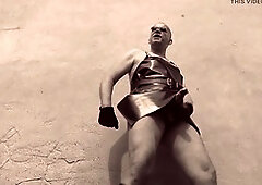 The rubber gardener's wild outdoor adventures with a big cock and intense cumshots