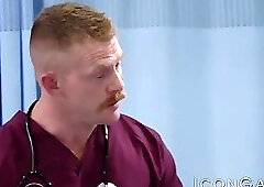 Stud Jack Vidra riding big pierced cock of Drew Sebastian