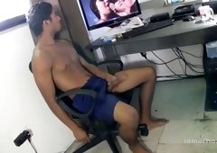 latin bad boy Inocencio masturbation