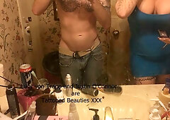 Lucy Von Trapp in tight latex rides Justin O'connor hard in a sweaty 69 before filling him with creampie