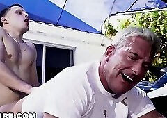 gaywire hot dilf matthew figata gets fucked by his horny step s. jesse avalon