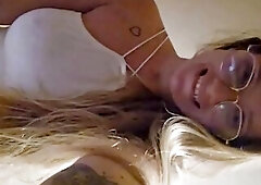 WICKED TAKING OFF HER PANTS WATCHING PORN