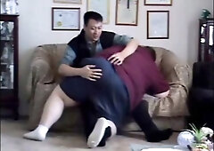 Fucking a Superchub upside down in Toronto, Canada