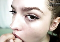 HD Spit Play Live on Webcam Mary Moody Drooling Sex-toy Bj