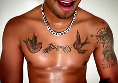 Male Bastard Burping And Spitting