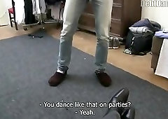 Cute Guy Takes Money