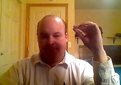 Sexy mature lady in restraints and high heels ready to please