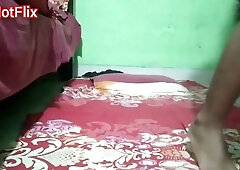 Passionate hotwife takes creampie from her partner on a floral bed