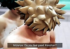 Hero's Bath Time - Midoriya x Bakugo - My Hero Academia - 3D Animation The Sims 4