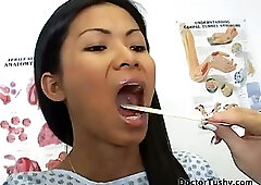 Busty patient gets checked