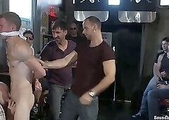 The Brooks - Gets Piss in the Mouth and Licks Cum off the Dirty Floor.