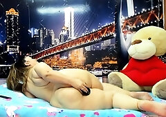 Kristen Hill - Kristen Hill Lying On Side, Anal Dildo