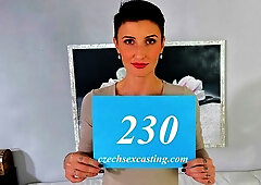 Czech tattooed milf is back in porn