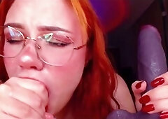Little Wendy is a indecent deepthroat with 2 large dongs.