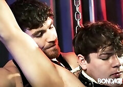 Domination & submission, hand job, hairy men