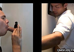 Alexander Garrett and Tyler Ford enjoy a fateful gloryhole encounter