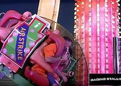 Wooly Bf Butler Spitroasted By three Good-sized Cocked Cubs