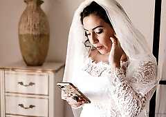 Bella gets caught by Whitney for touching the April's body.