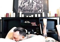 Inked FTM Jaq Quicksilver Banged By Bearded Chap