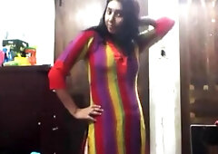Indian Punjabi Girl Home Made Strip Tease Mms Sex Scandal