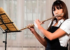 Cute-looking brunette Suzy Rainbow gets fucked by a big cock