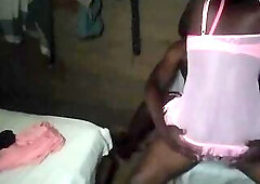 When my dear wife left for work his friend could not hesitate to jump into my house to taste he's friends cock on a seat