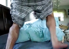 Bearded hairy dad Mrhairygardener gets off solo with some dirty talk