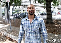 Sizzling hot guy gets a wild and steamy blowjob from his hot and horny lover