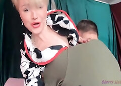 Milf Got Double Penetration When She Was Going To A Meeting