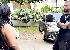 Trio with 2 breasty Colombian chicks I meet on the street - Alejandra Palacios & Sthefycupcake