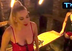Fedra Duarte Breasts Scene  in Red Latex