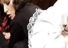 Glamy Beauties Scene-two_hawt Brunette hair Maid Gets a Hard Screw From Her Boss