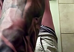 Wanking my big shlong