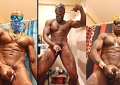 Hallelujah Johnson's 29th BBC cumshot compilation with penis swallowing instructions - check bio for links