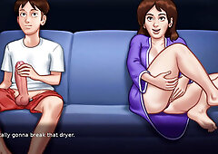 new step mom and step son  make amazing seen in summertime saga part 7