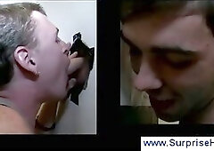 Boy girl switch at the gloryhole