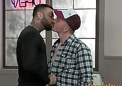 Hunky bear sucking dick