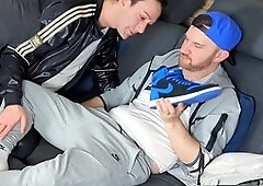 Nike socks, cum on socks, gay socks