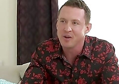 Big tits trans babysitter anal riding her boss his fat cock