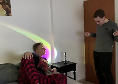 Immense Weenie Bear Without a condom Ravages his Promiscuous Femboy in Fishnets [4K]